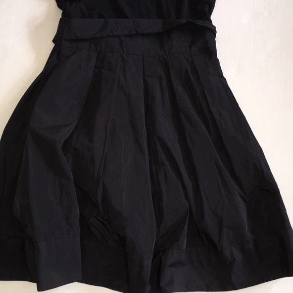 Tommy Hilfiger Sleeveless A-Line Bow Accent Black Cocktail Dress | Size 10 - Picture 8 of 9